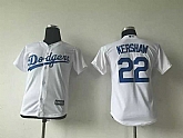 Womens Los Angeles Dodgers #22 Clayton Kershaw 2015 White Cool Base Stitched Jersey,baseball caps,new era cap wholesale,wholesale hats